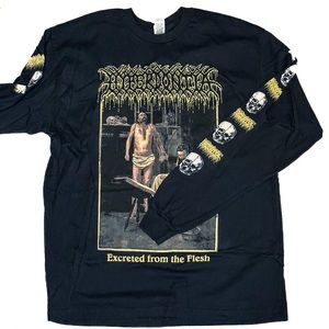 Hyperdontia - Excreted from the Flesh - Long Sleeve Double Sided Print - XL